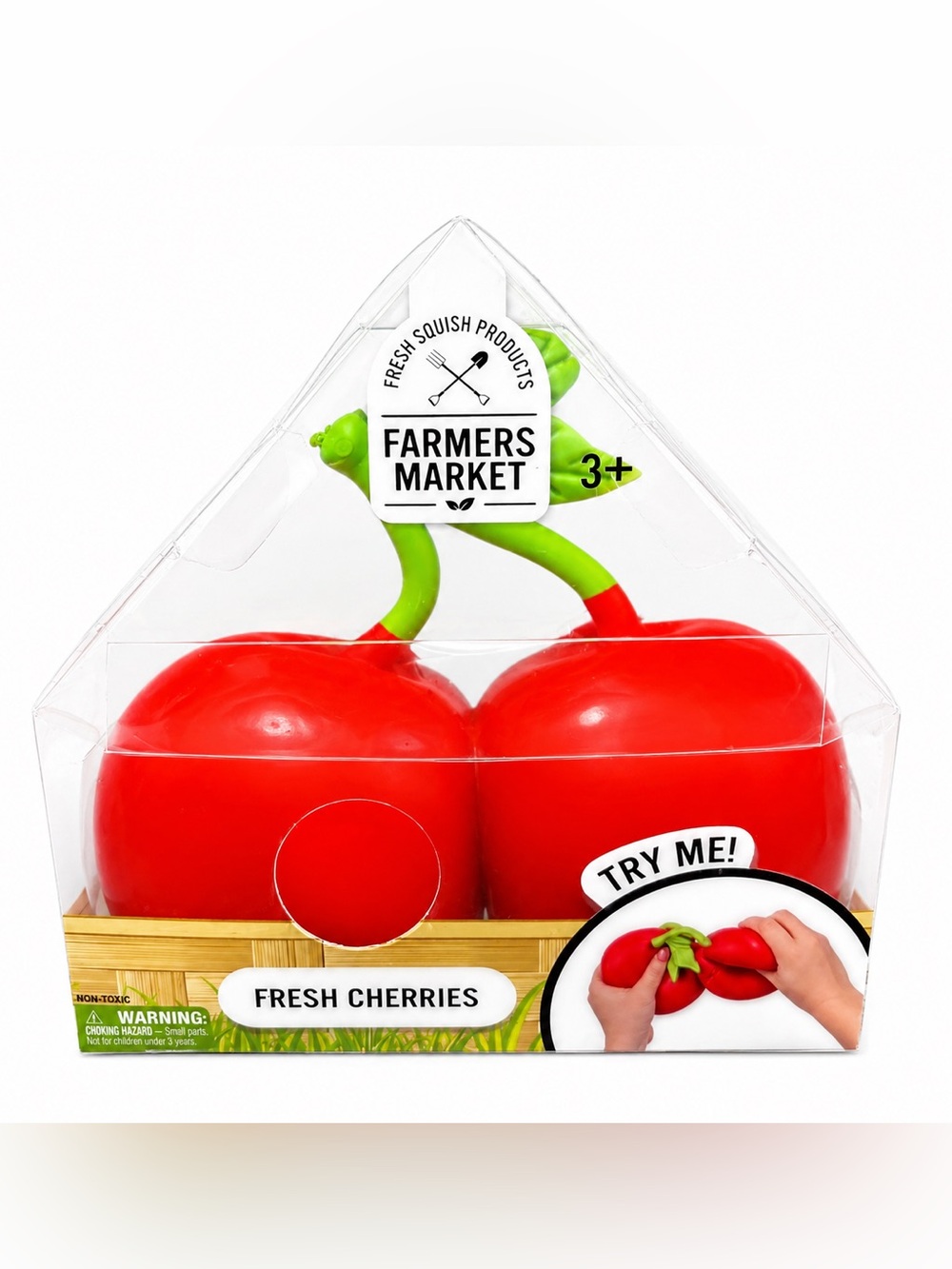 Sunny Days “Farmers Market” Fresh Cherries Squishy Toy!